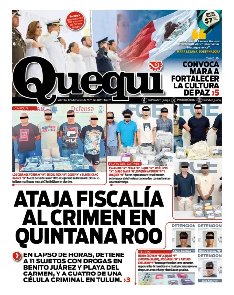Portada de Quequi del miércoles, 25 de febrero de 2026