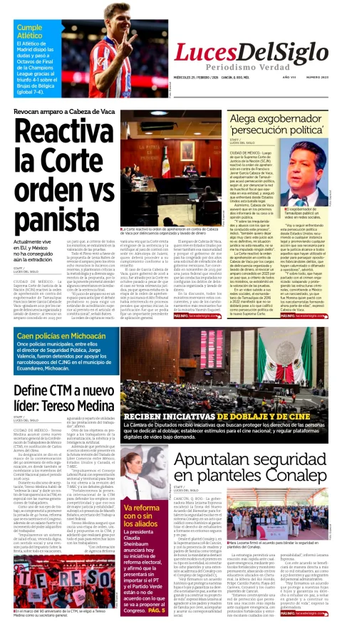 Portada de Luces del Siglo