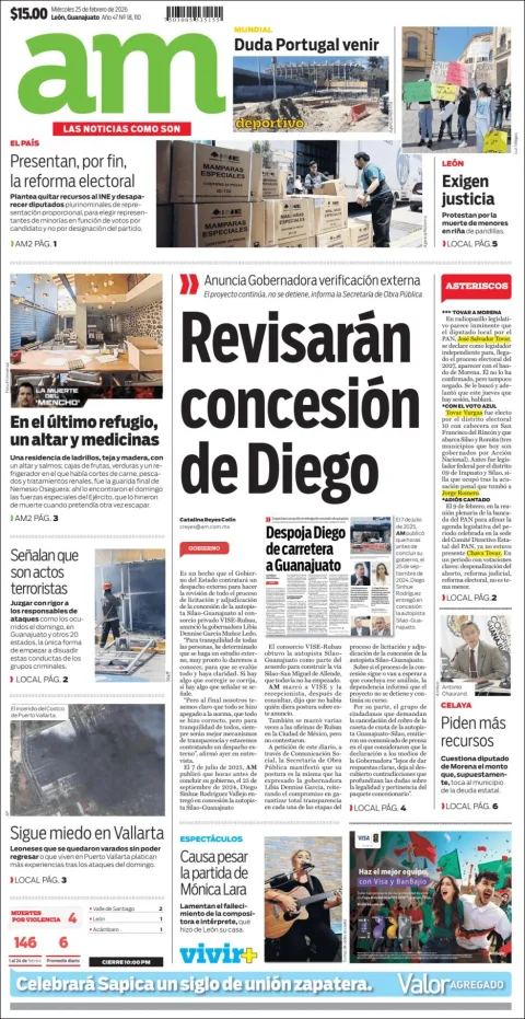 Portada de Am Corredor Industrial del miércoles, 25 de febrero de 2026