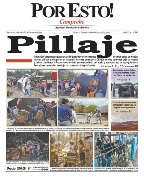 Portada de Por Esto (campeche)
