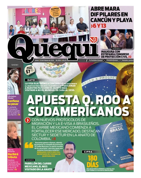 Portada de Quequi del jueves, 26 de febrero de 2026
