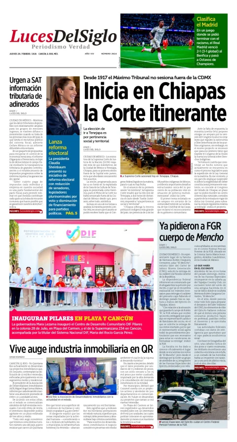 Portada de Luces del Siglo