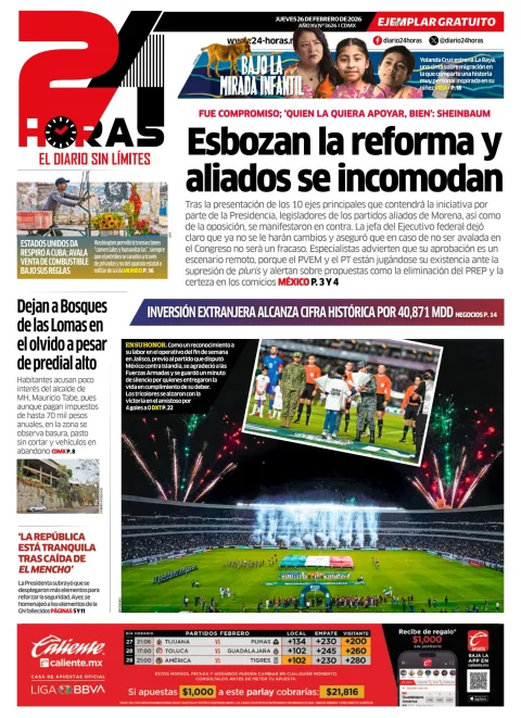 Portada de 24 Horas