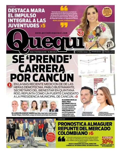 Portada de Quequi del viernes, 27 de febrero de 2026