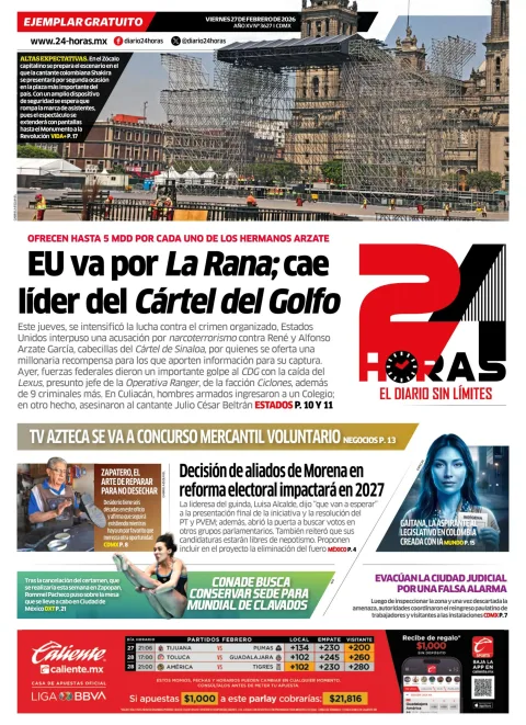Portada de 24 Horas