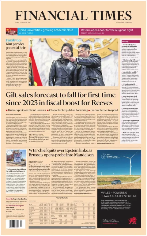 Portada de Financial Times
