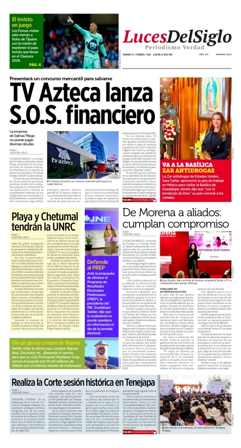 Portada de Luces del Siglo