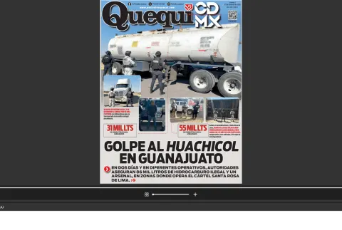 Portada de Quequi CDMX (contraportada) del viernes, 27 de febrero de 2026