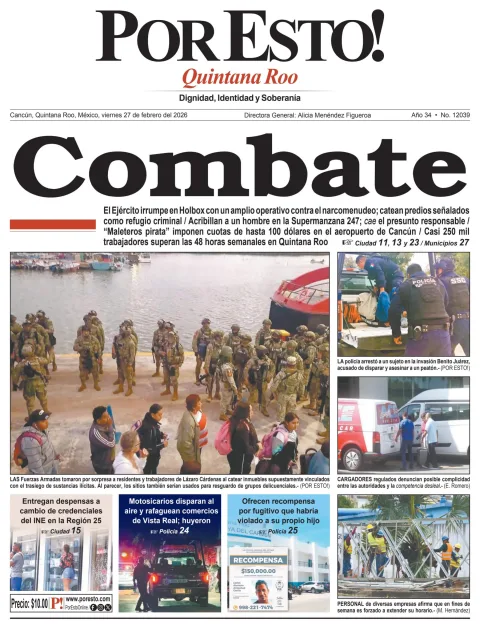 Portada de Por Esto (quintana Roo Cancun)