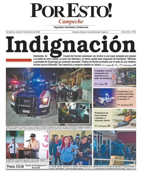 Portada de Por Esto (campeche)