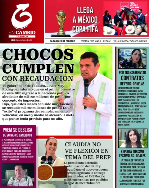 Portada de En Cambio - Tabasco (contraportada)