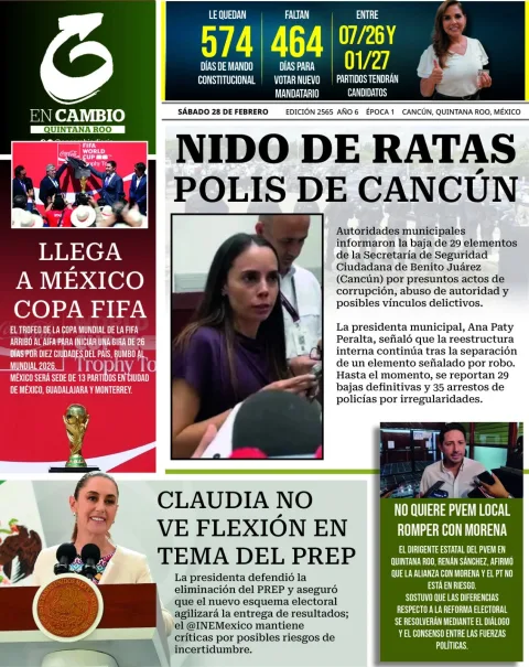 Portada de En Cambio - Quintana Roo (portada)
