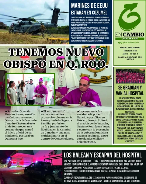 Portada de En Cambio - Quintana Roo (contraportada)