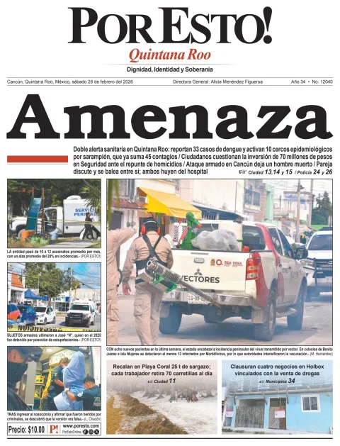 Portada de Por Esto (quintana Roo Cancun)