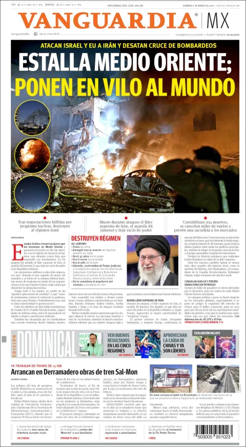 Portada de Vanguardia