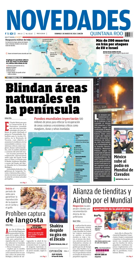 Portada de Novedades Quintana Roo