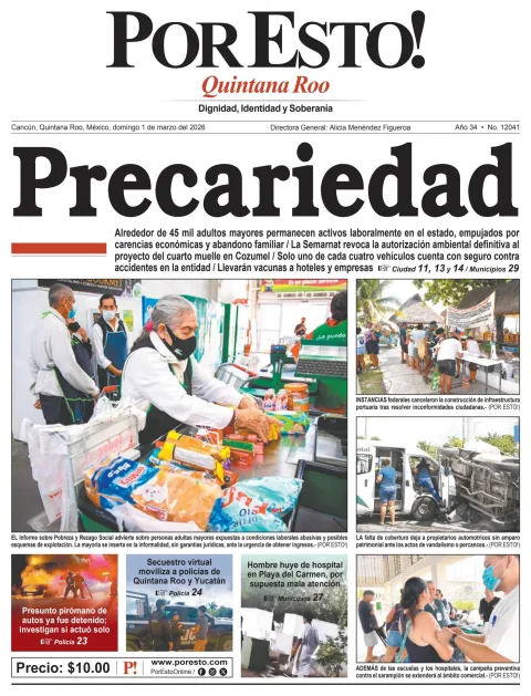 Portada de Por Esto (quintana Roo Cancun)