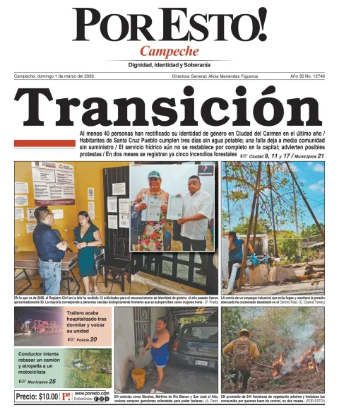 Portada de Por Esto (campeche)