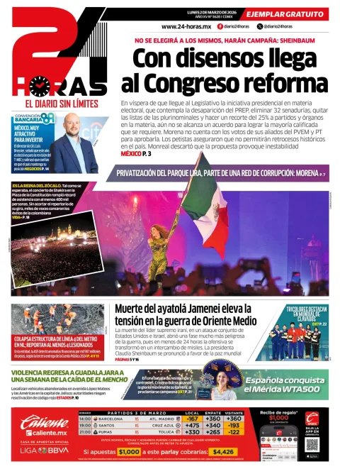 Portada de 24 Horas