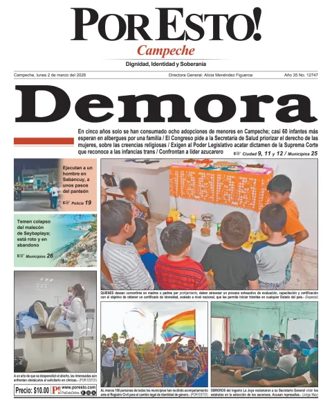 Portada de Por Esto (campeche)