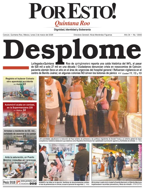 Portada de Por Esto (quintana Roo Cancun)