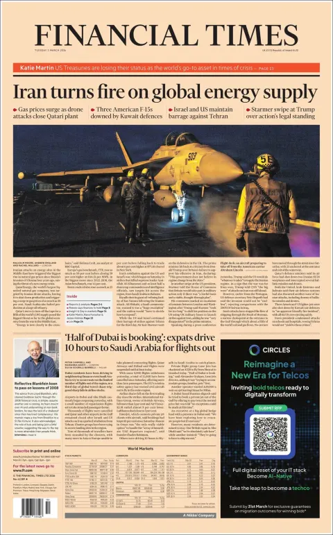 Portada de Financial Times
