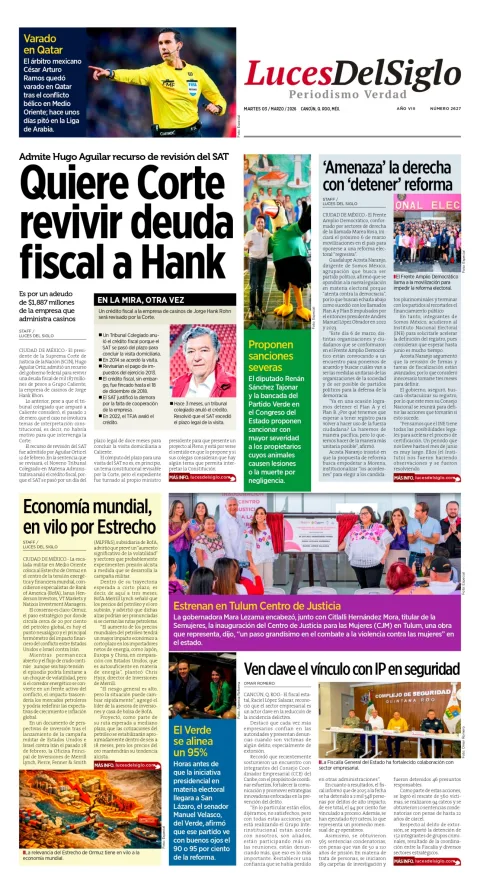 Portada de Luces del Siglo