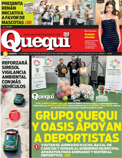 Portada de Quequi (contraportada) del martes, 3 de marzo de 2026