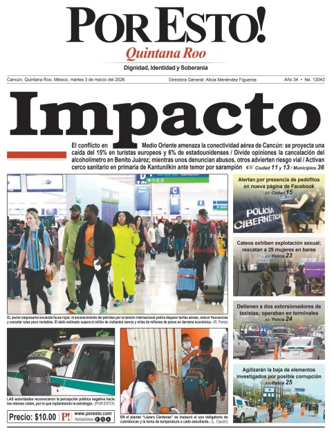 Portada de Por Esto (quintana Roo Cancun)