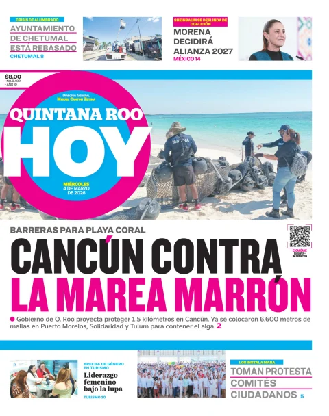 Portada de Quintana Roo Hoy (portada)