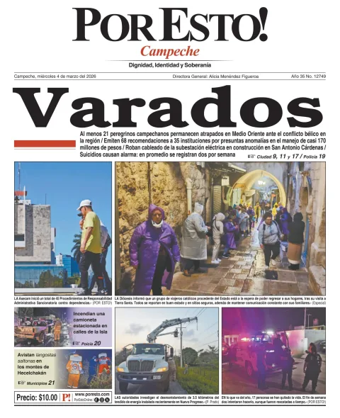 Portada de Por Esto (campeche)