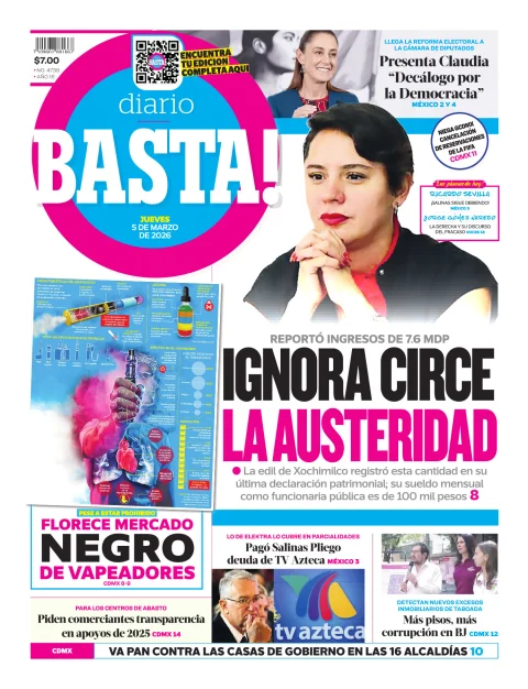 Portada de Basta! (portada)