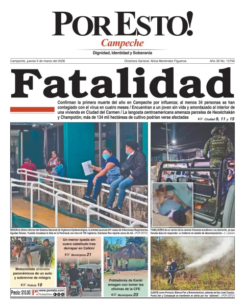 Portada de Por Esto (campeche)