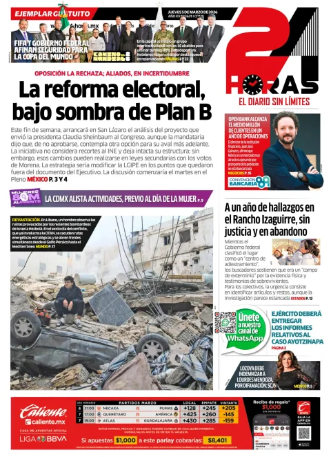 Portada de 24 Horas