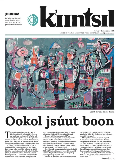 Portada de La Jornada - Kiintsil del jueves, 5 de marzo de 2026