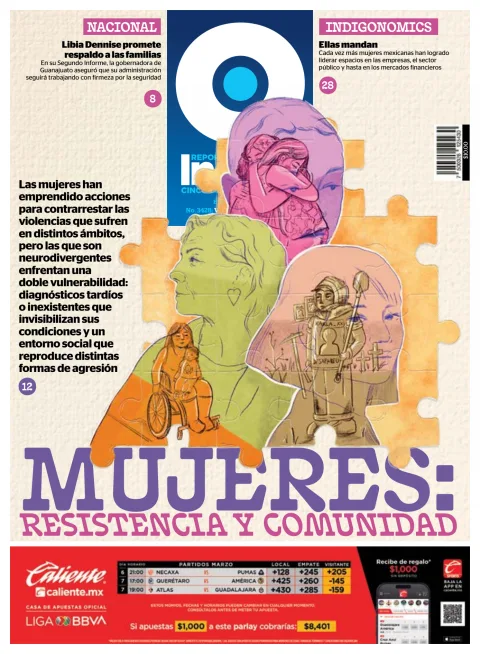 Portada de Reporte Indigo Guadalajara del viernes, 6 de marzo de 2026