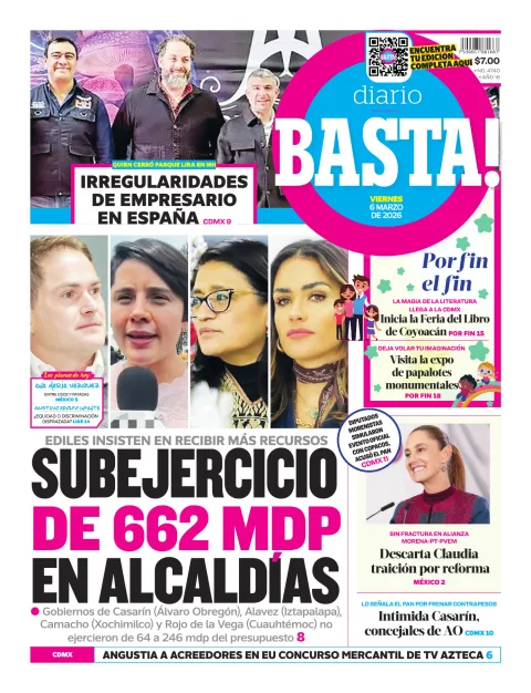Portada de Basta! (portada)