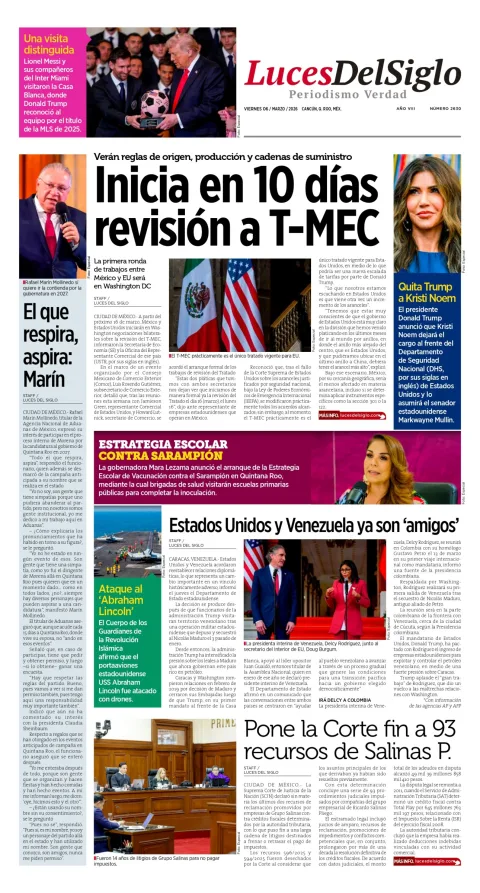 Portada de Luces del Siglo