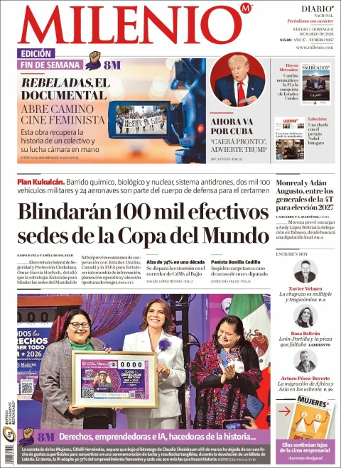 Portada de Milenio