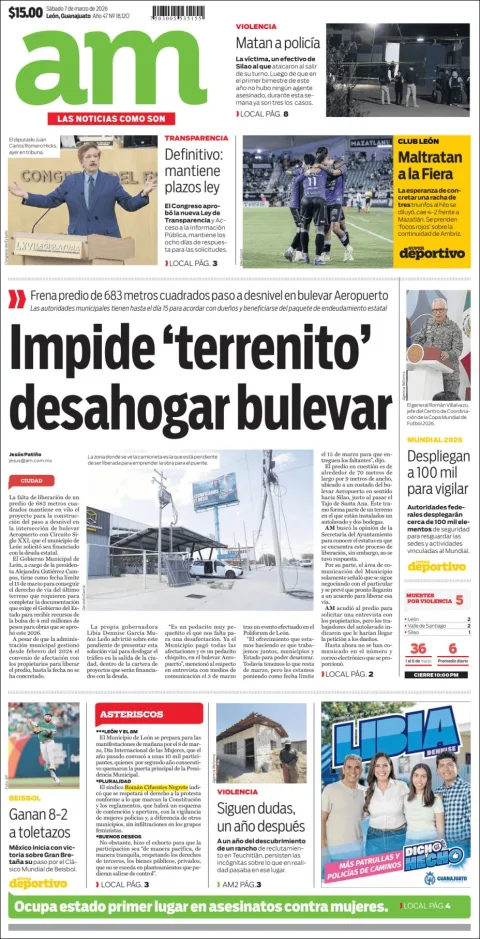 Portada de Am Corredor Industrial del sábado, 7 de marzo de 2026