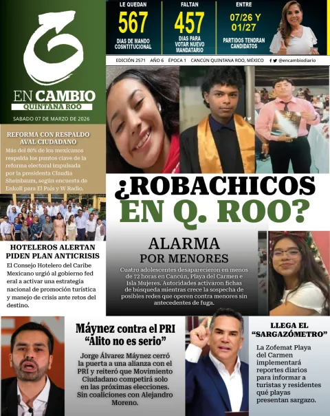 Portada de En Cambio - Quintana Roo (portada)
