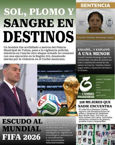 Portada de En Cambio - Quintana Roo (contraportada)