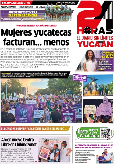 Portada de 24 Horas Yucatan