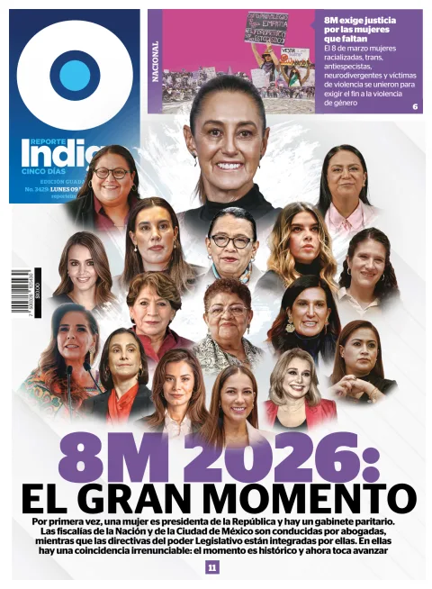 Portada de Reporte Indigo Guadalajara del lunes, 9 de marzo de 2026
