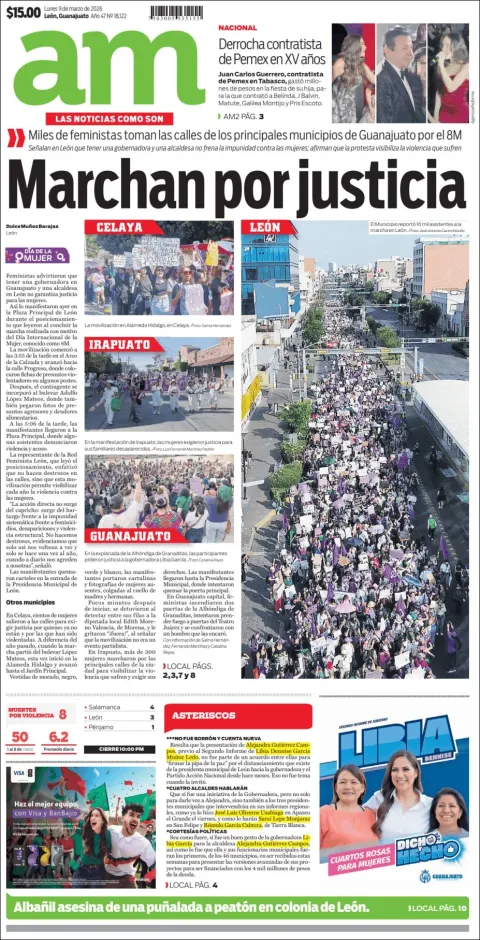 Portada de Am Corredor Industrial del lunes, 9 de marzo de 2026