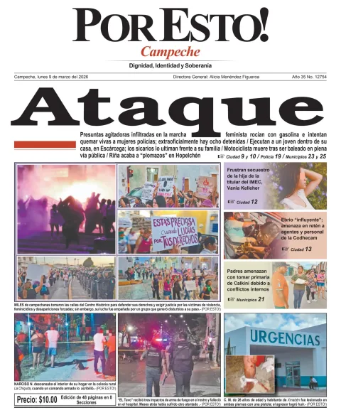 Portada de Por Esto (campeche)