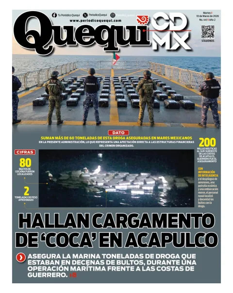 Portada de Quequi CDMX del martes, 10 de marzo de 2026