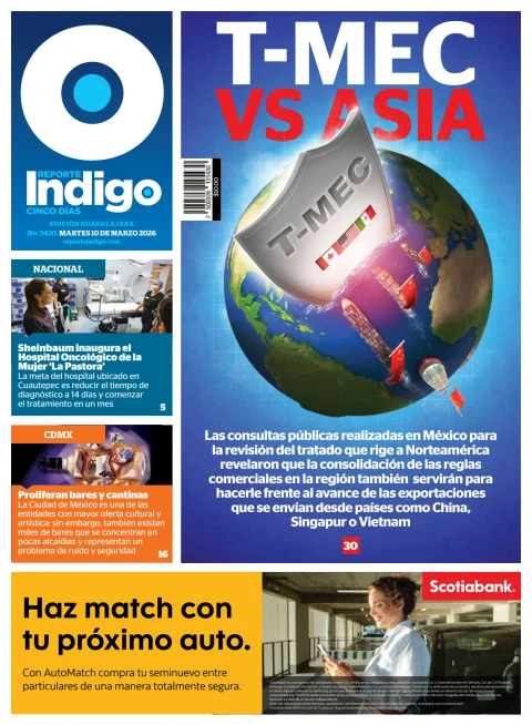 Portada de Reporte Indigo Guadalajara del martes, 10 de marzo de 2026