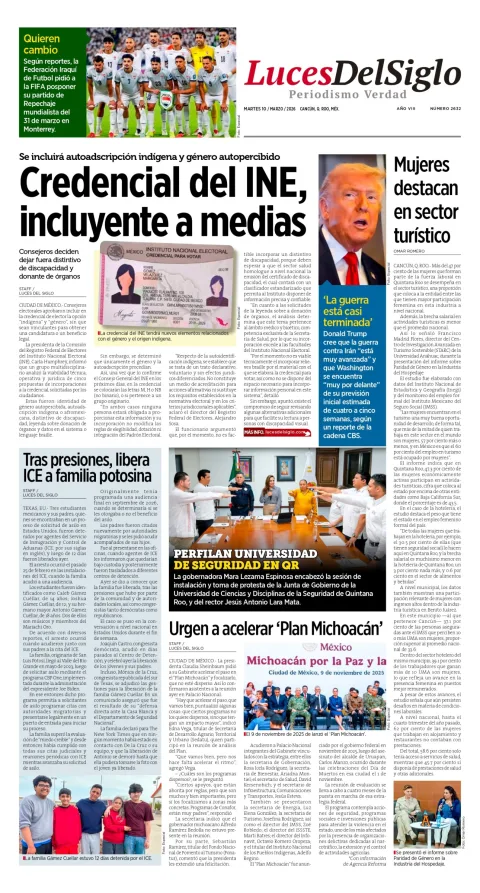Portada de Luces del Siglo