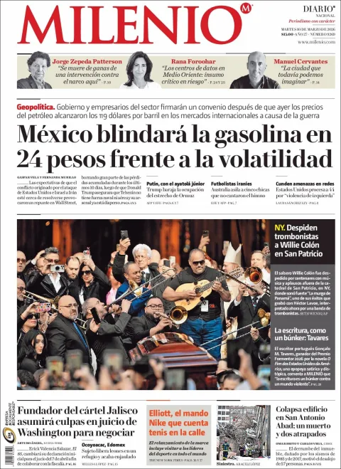 Portada de Milenio